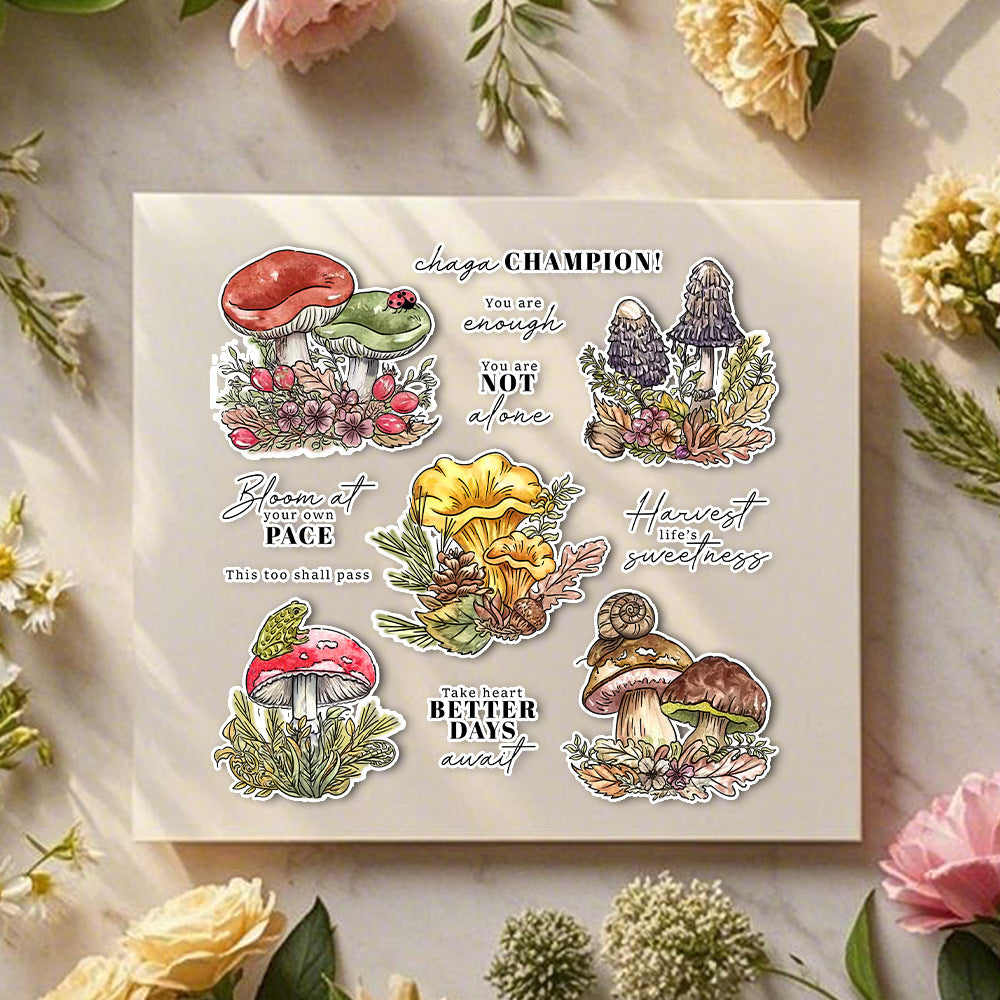 Mushroom Combination Clear Stamps