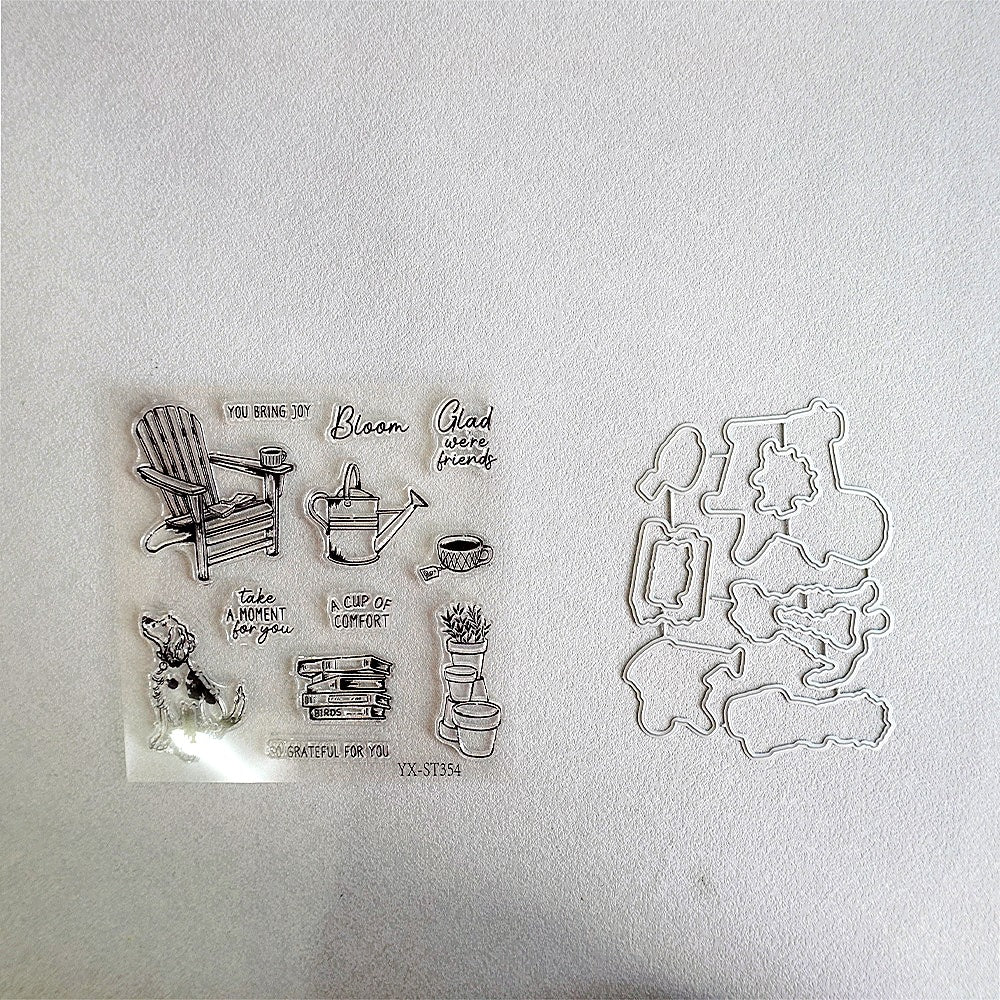 Cozy Home Dies & Stamps Set