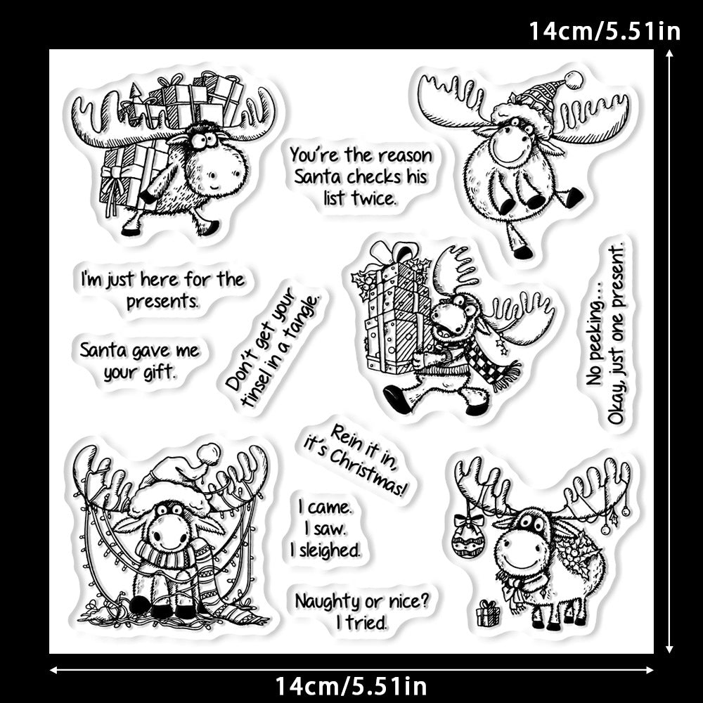 Christmas Animals Dies & Stamps Set