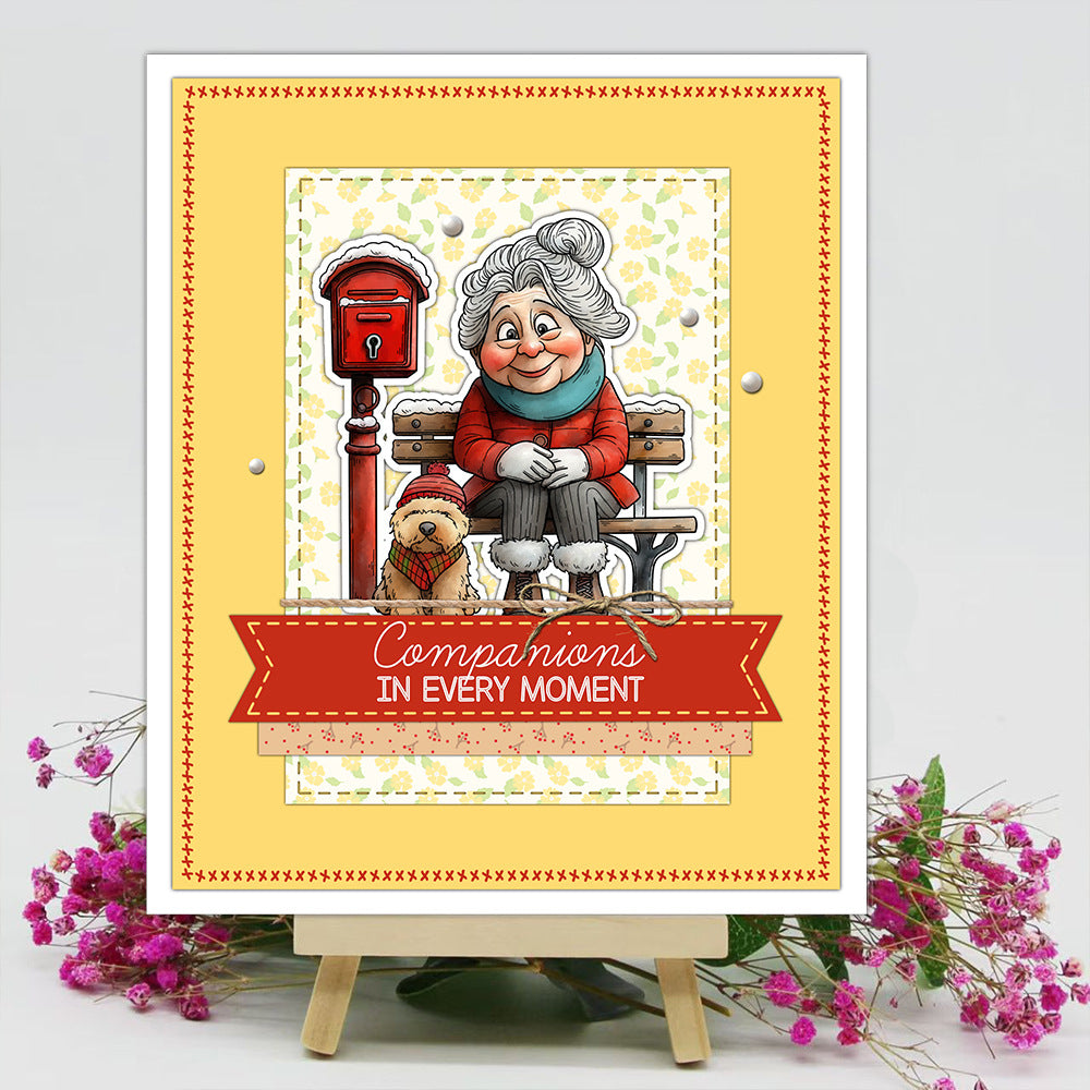 Winter Granny Clear Stamps