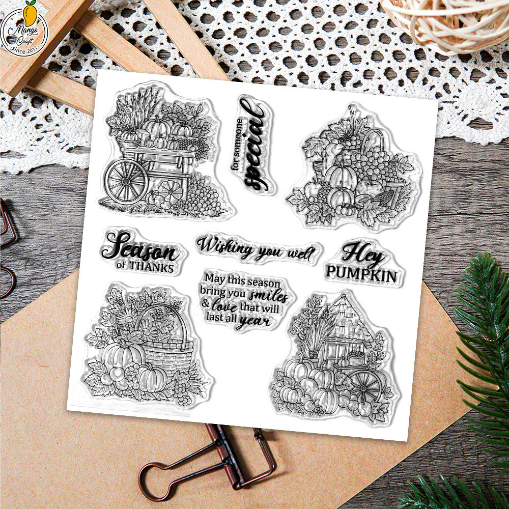Thanksgiving Maple Pumpkin Dies & Stamps Set