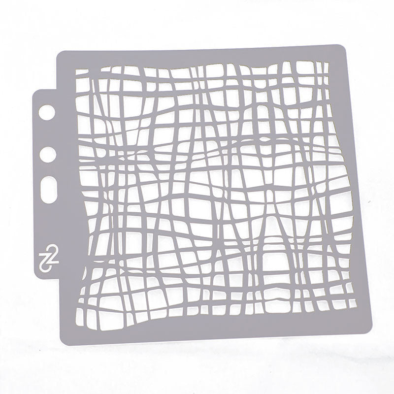 Staggered Lines DIY Hollow Stencil