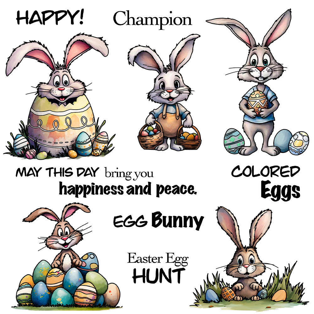 Easter Bunny Dies & Stamps Set