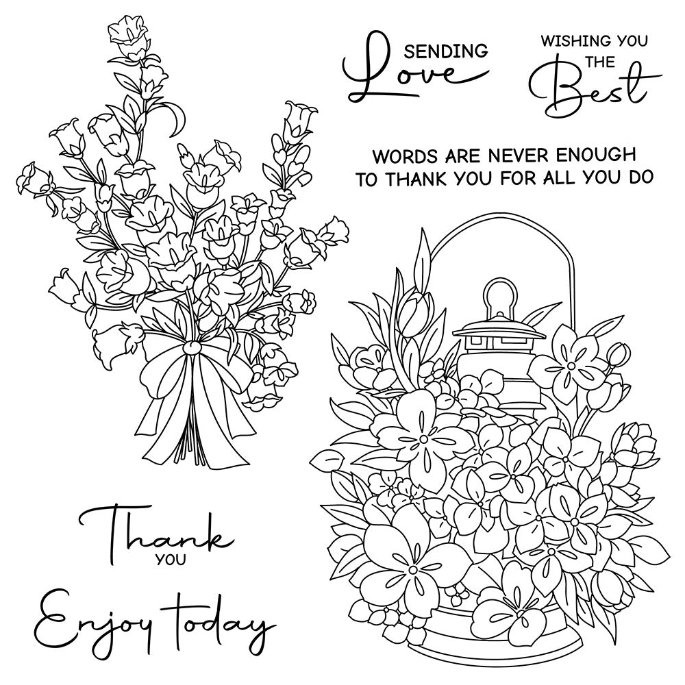 Bellflower Clear Stamps