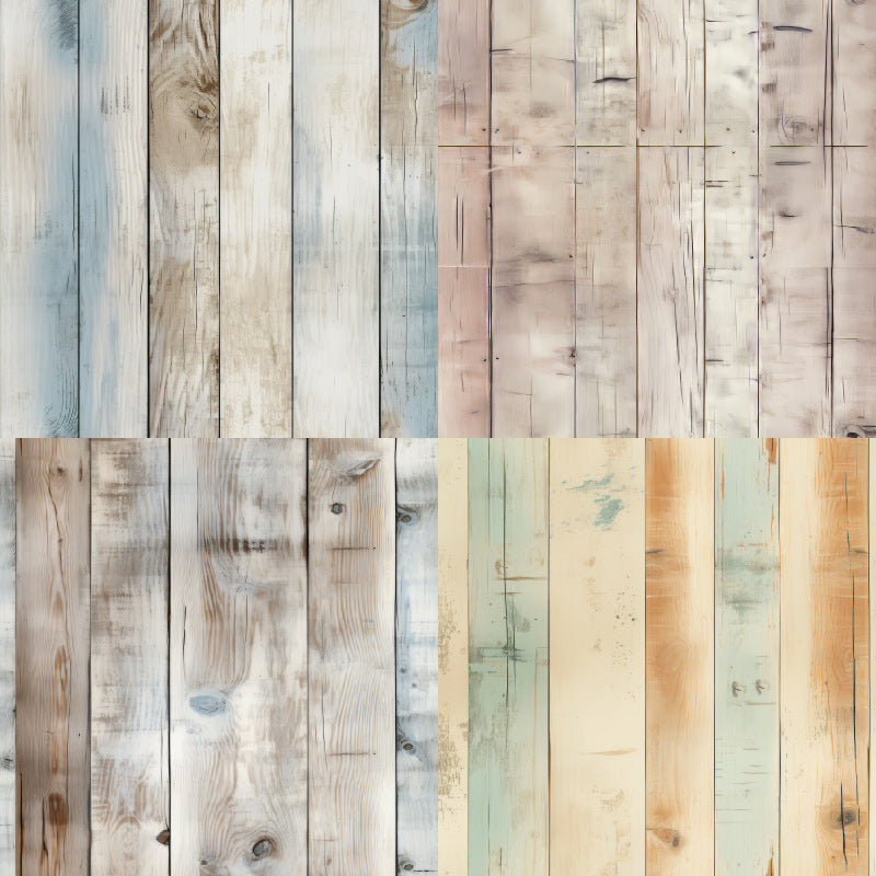 24PCS 6" Plank Scrapbook Paper & Cardstock