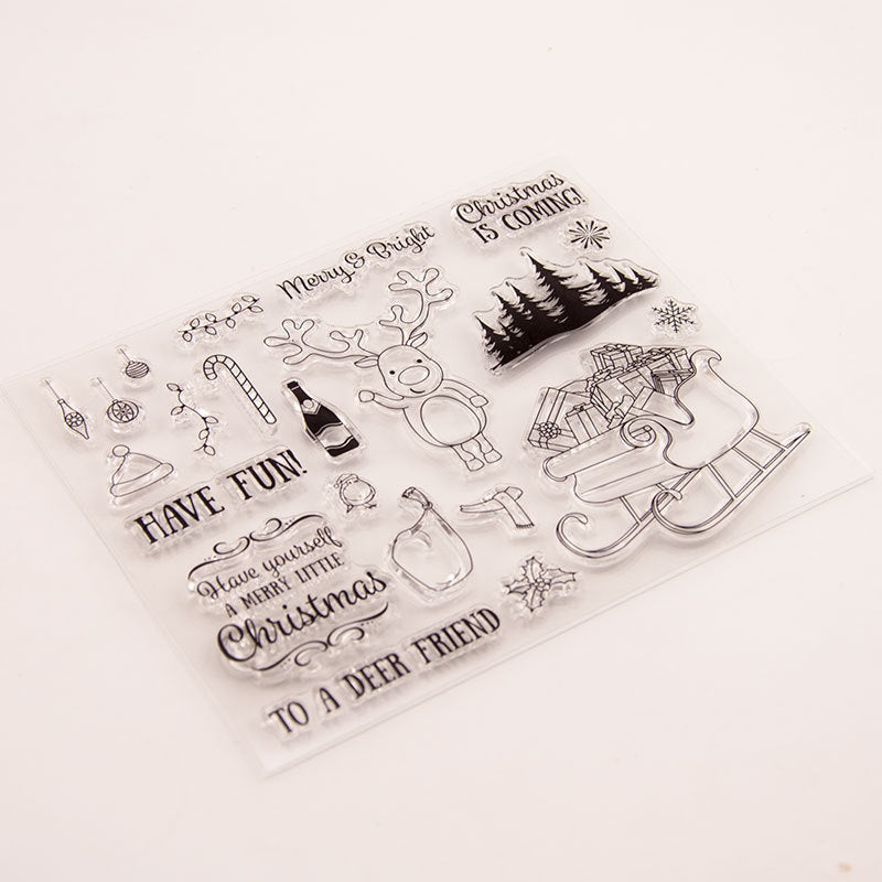 Christmas Theme Clear Stamps