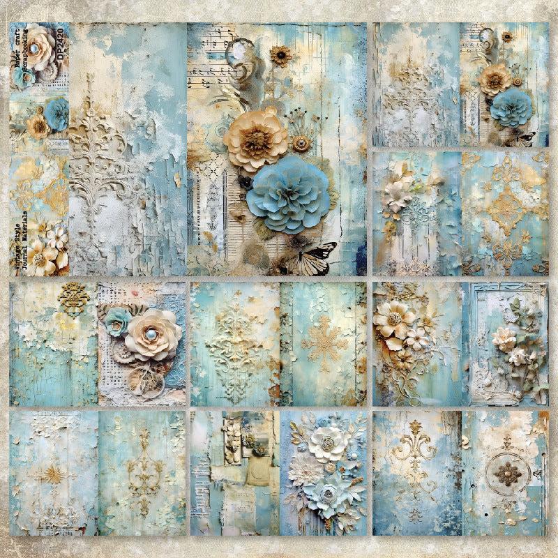 A5 Romantic Style DIY Scrapbooking Paper