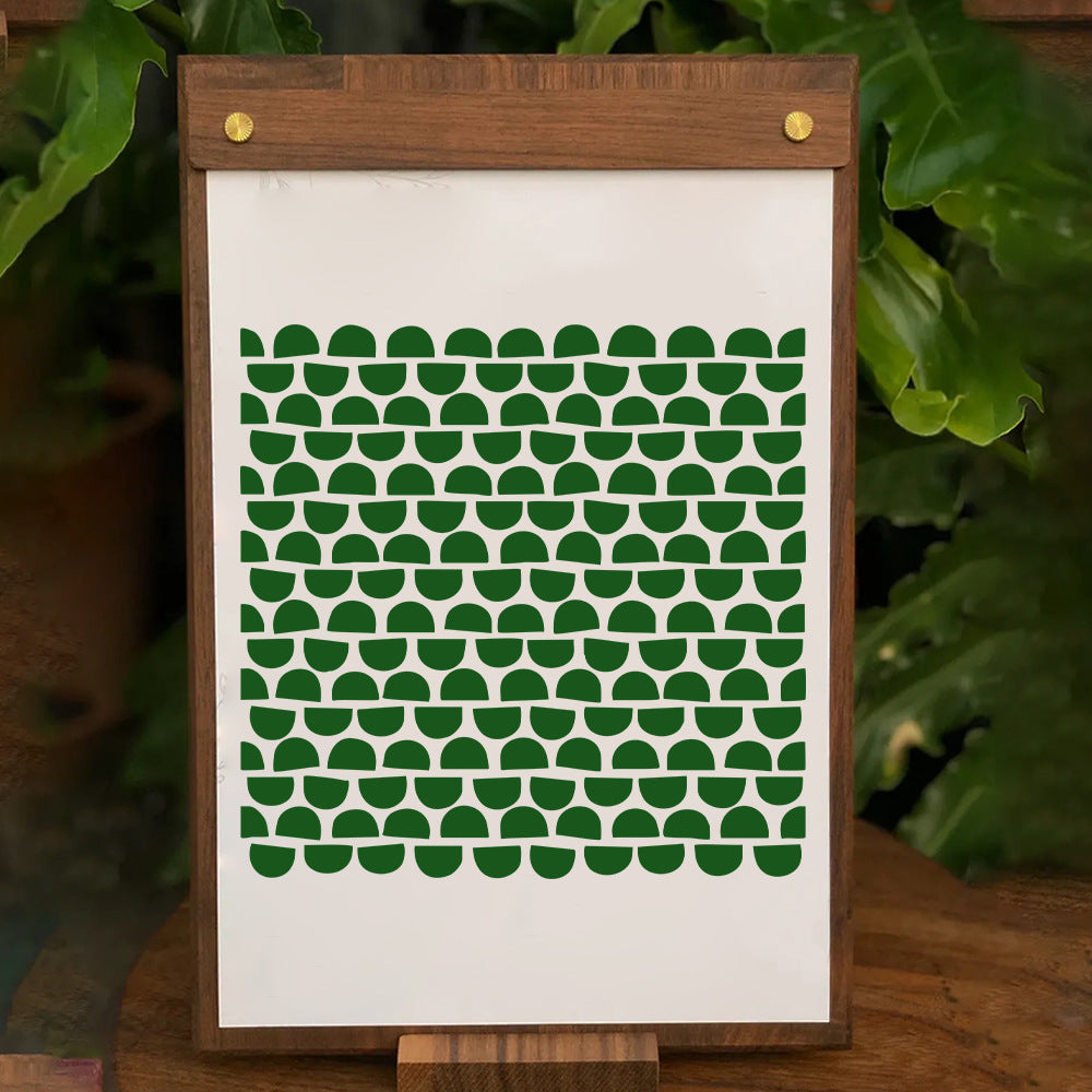 Semicircle Pattern DIY Painting Hollow Stencil