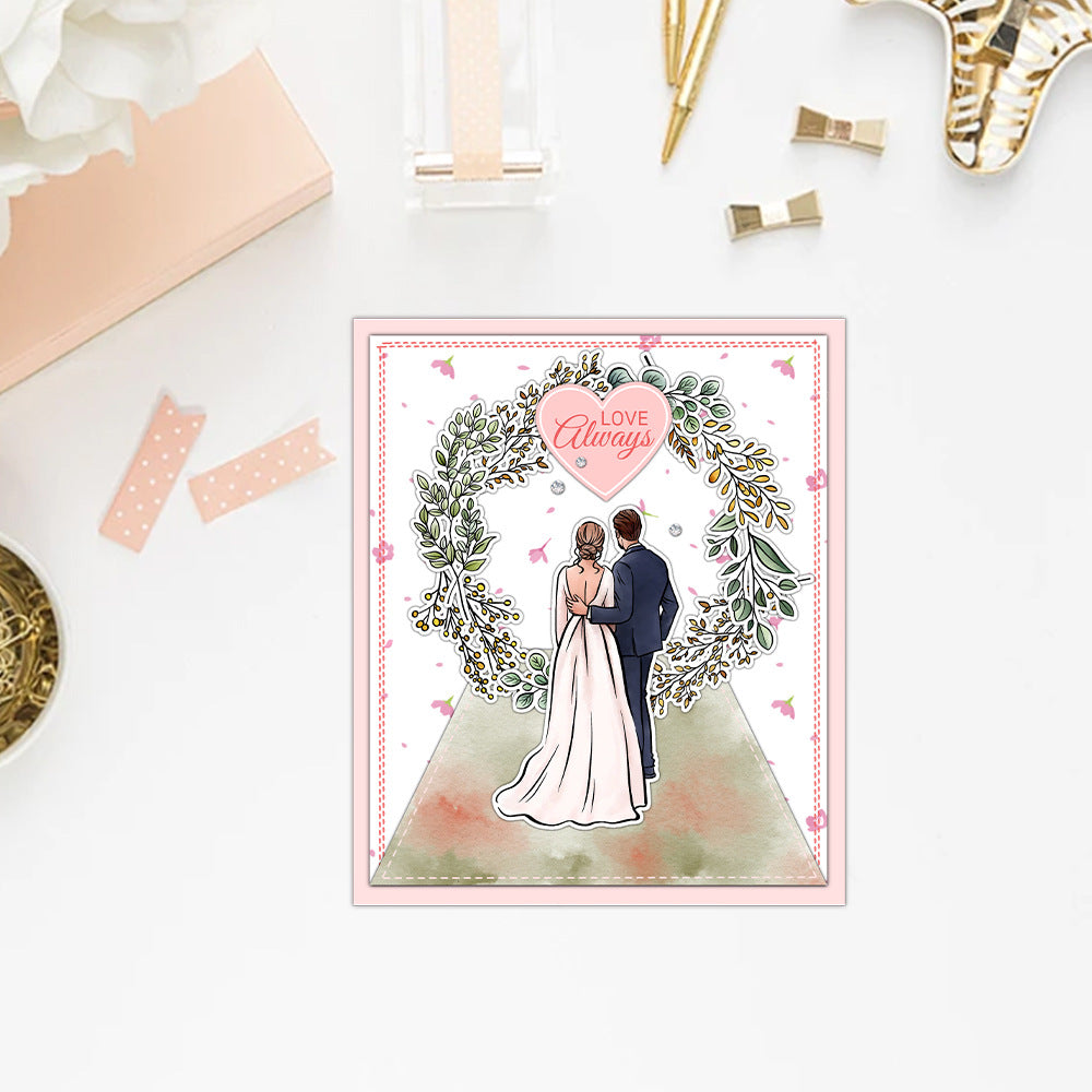 Wedding Theme Dies & Stamps Set