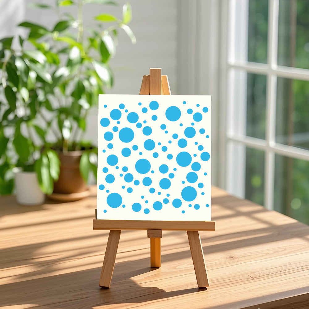 Polka Dot Background DIY Painting Hollow Stencil