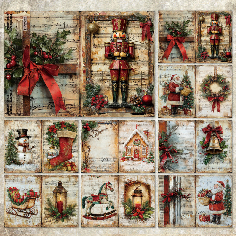 A5 Christmas Theme Journal Scrapbook Paper