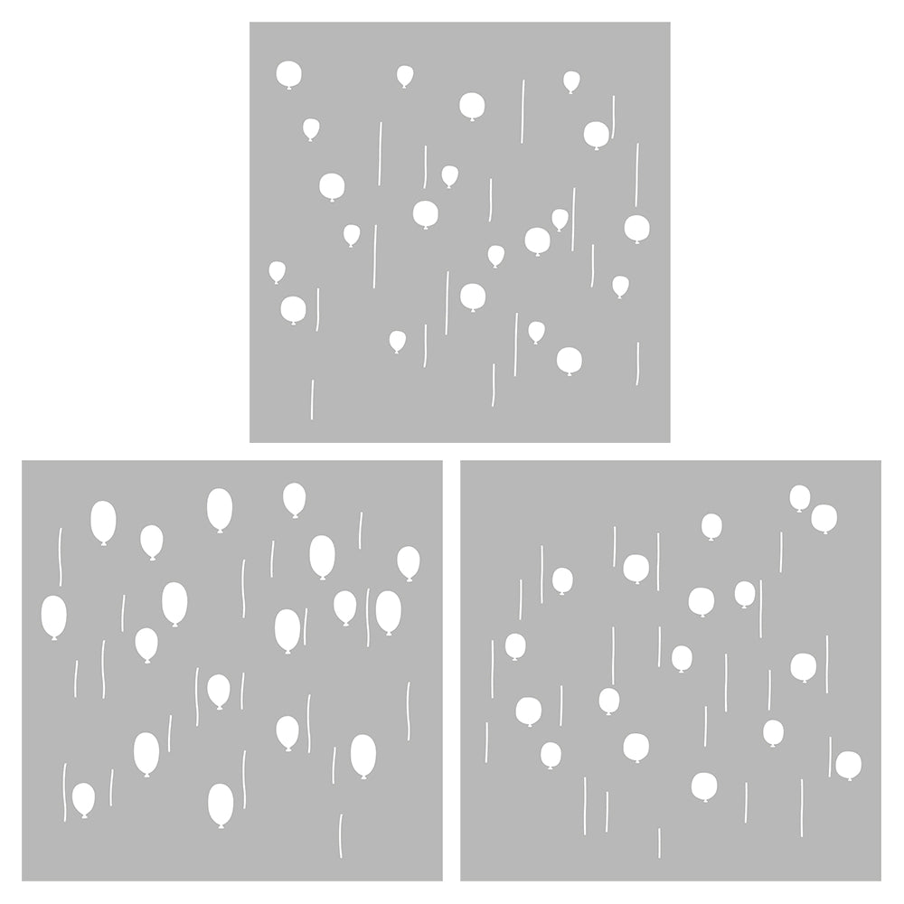 Balloon Party DIY Painting Hollow Stencil