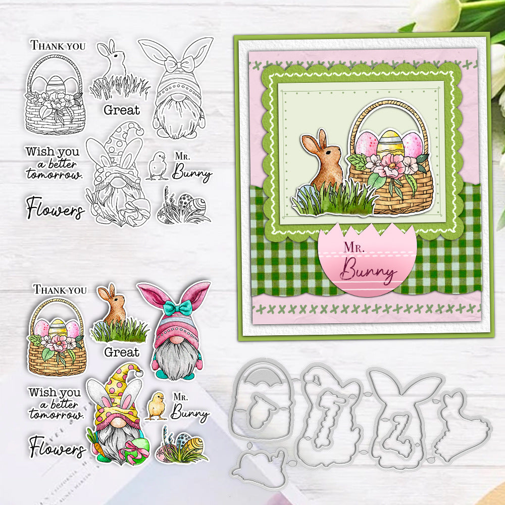 Easter Gnomes Dies & Stamps Set