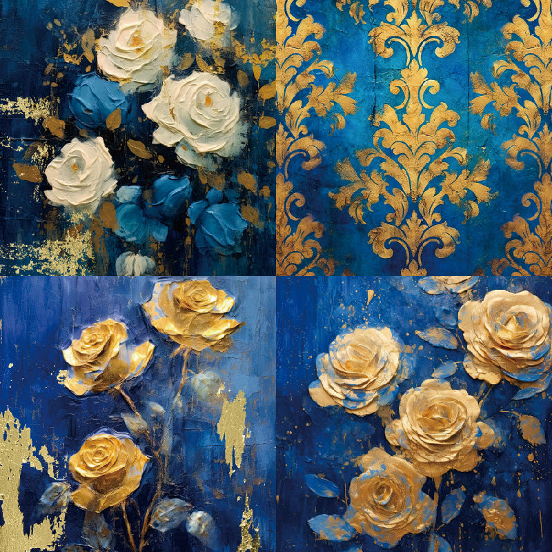 24PCS 6" Royal Scrapbook Paper & Cardstock