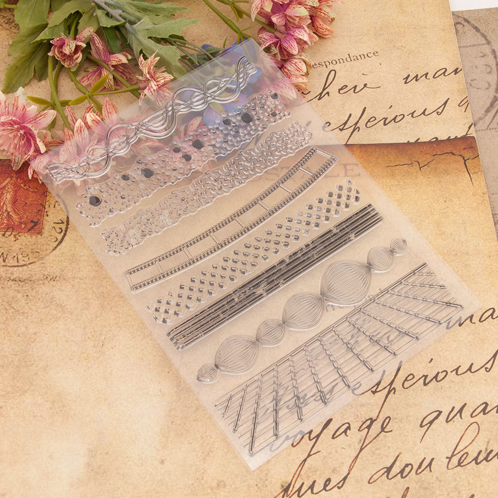 Line Waistline Clear Stamps