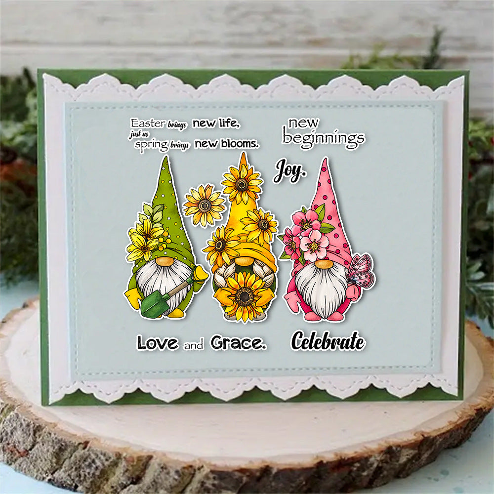Easter Gnomes Dies & Stamps Set