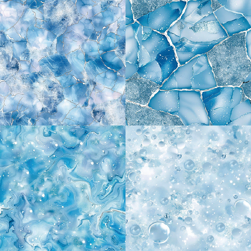 24PCS 6" Crystal Scrapbook Paper & Cardstock