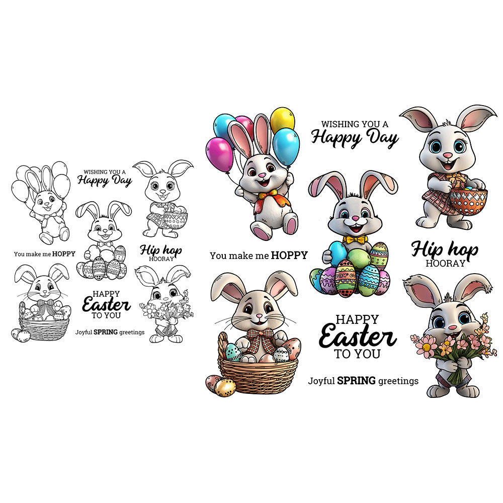 Easter Bunny Dies & Stamps Set