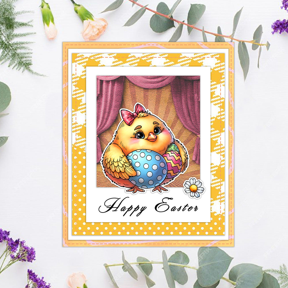 Easter Theme Dies & Stamps Set