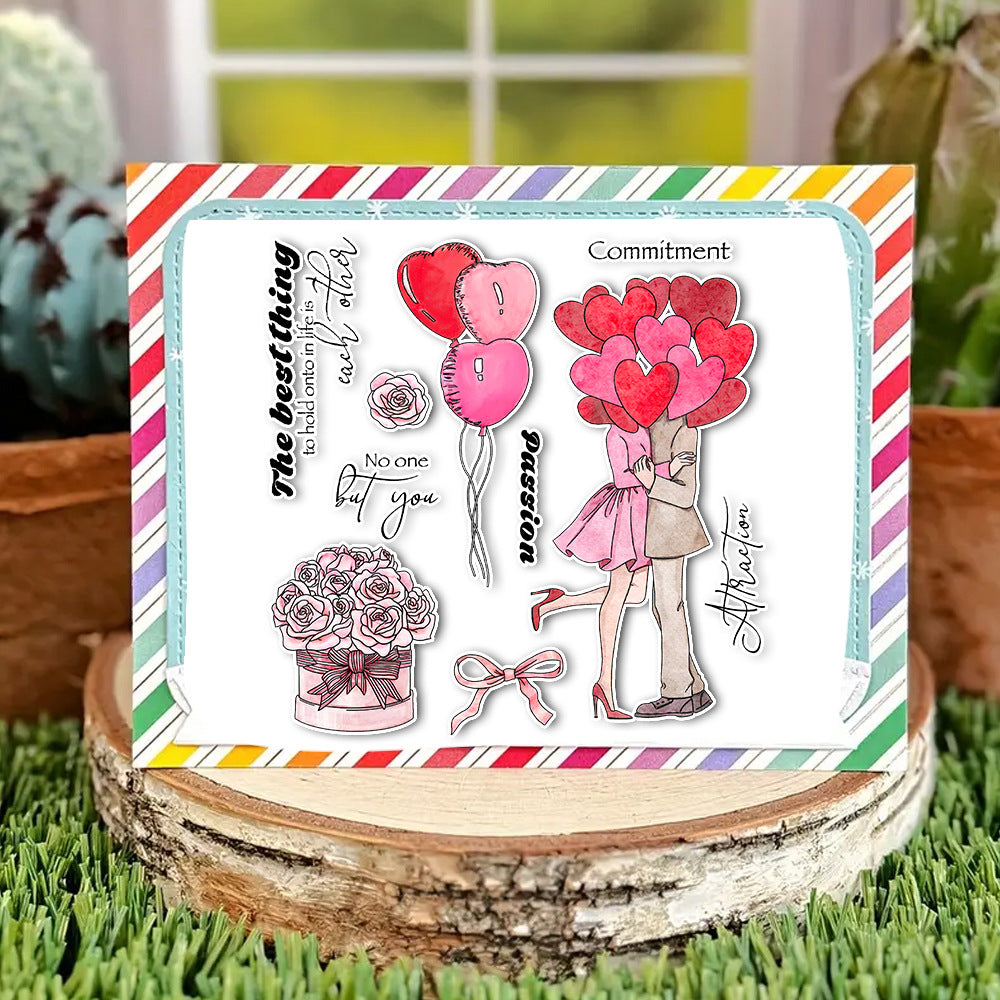 Valentine's Day Theme Clear Stamps