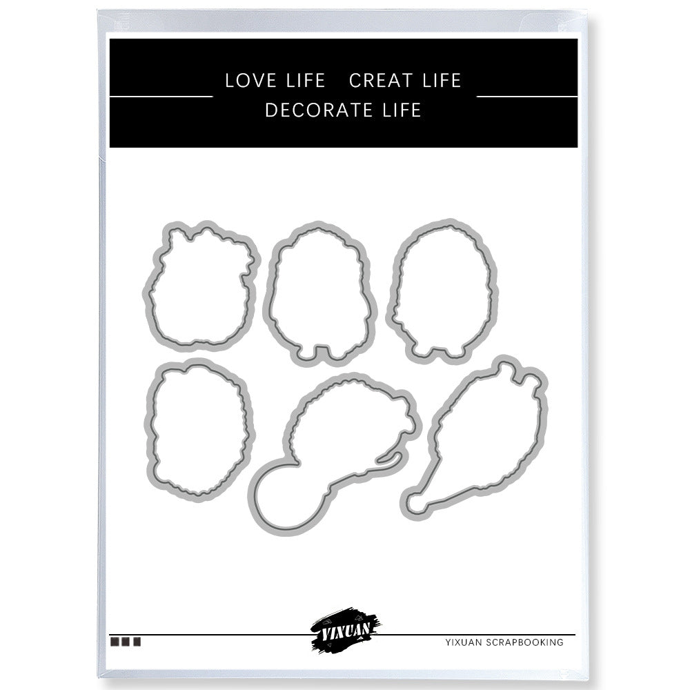 Cartoon Vette Egel Dies & Stamps Set