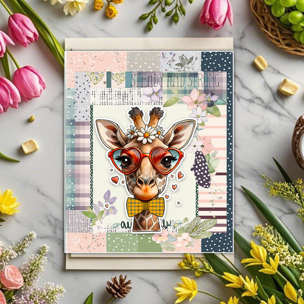 Gentleman Giraffe Clear Stamps