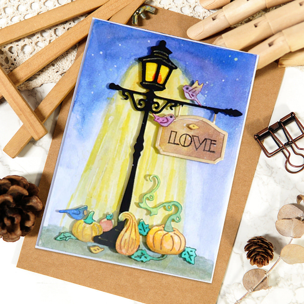 Pumpkin Street Lights Metal Cutting Dies