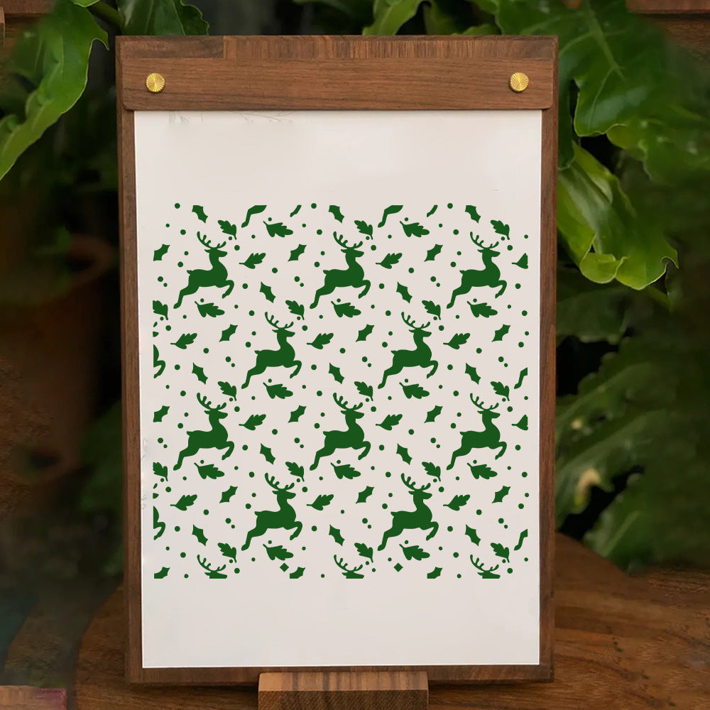 Deer Pattern DIY Painting Hollow Stencil