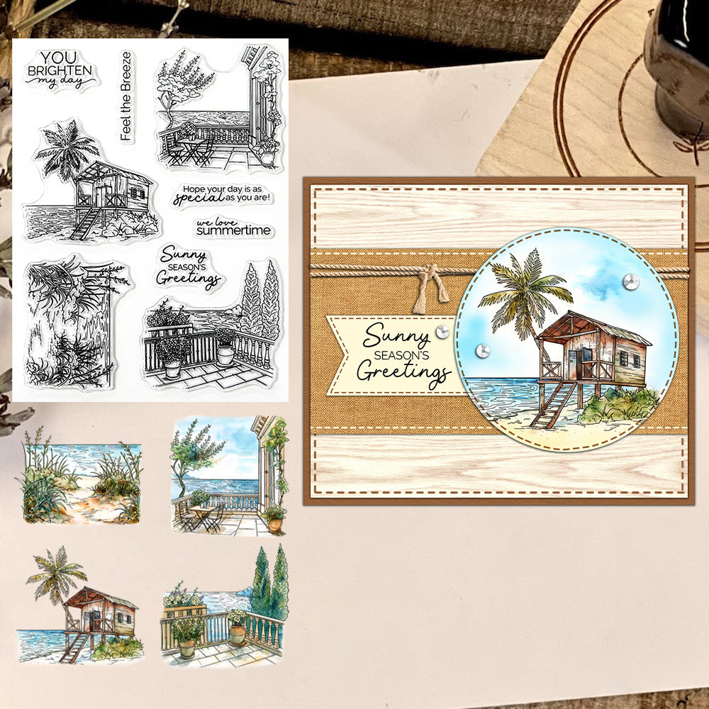 Seaside Scenery Clear Stamps