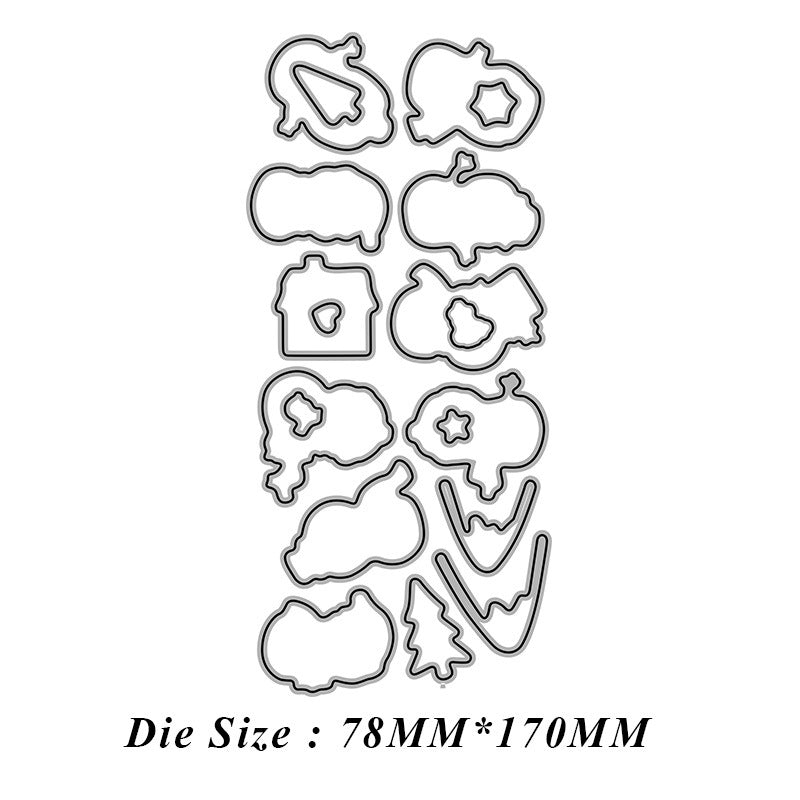 Winter Snowman Series Dies & Stamps Set
