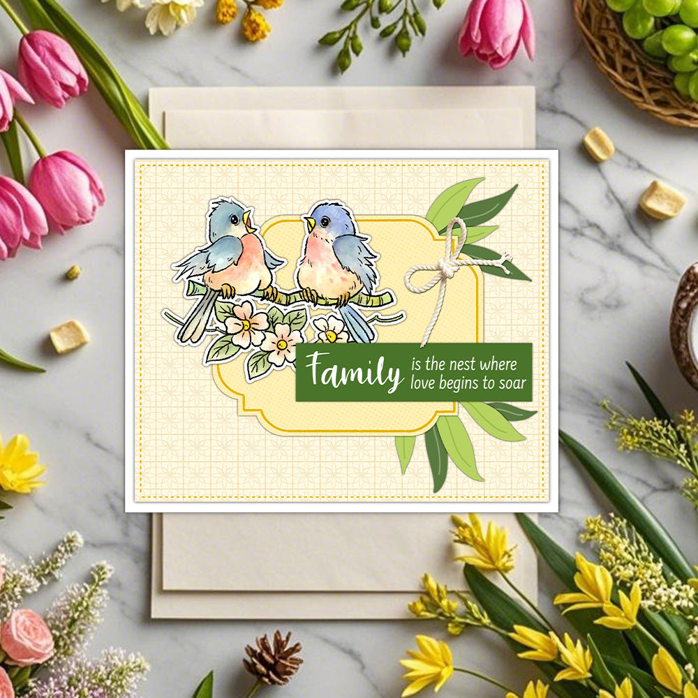 Birds On The Branch Dies & Stamps Set