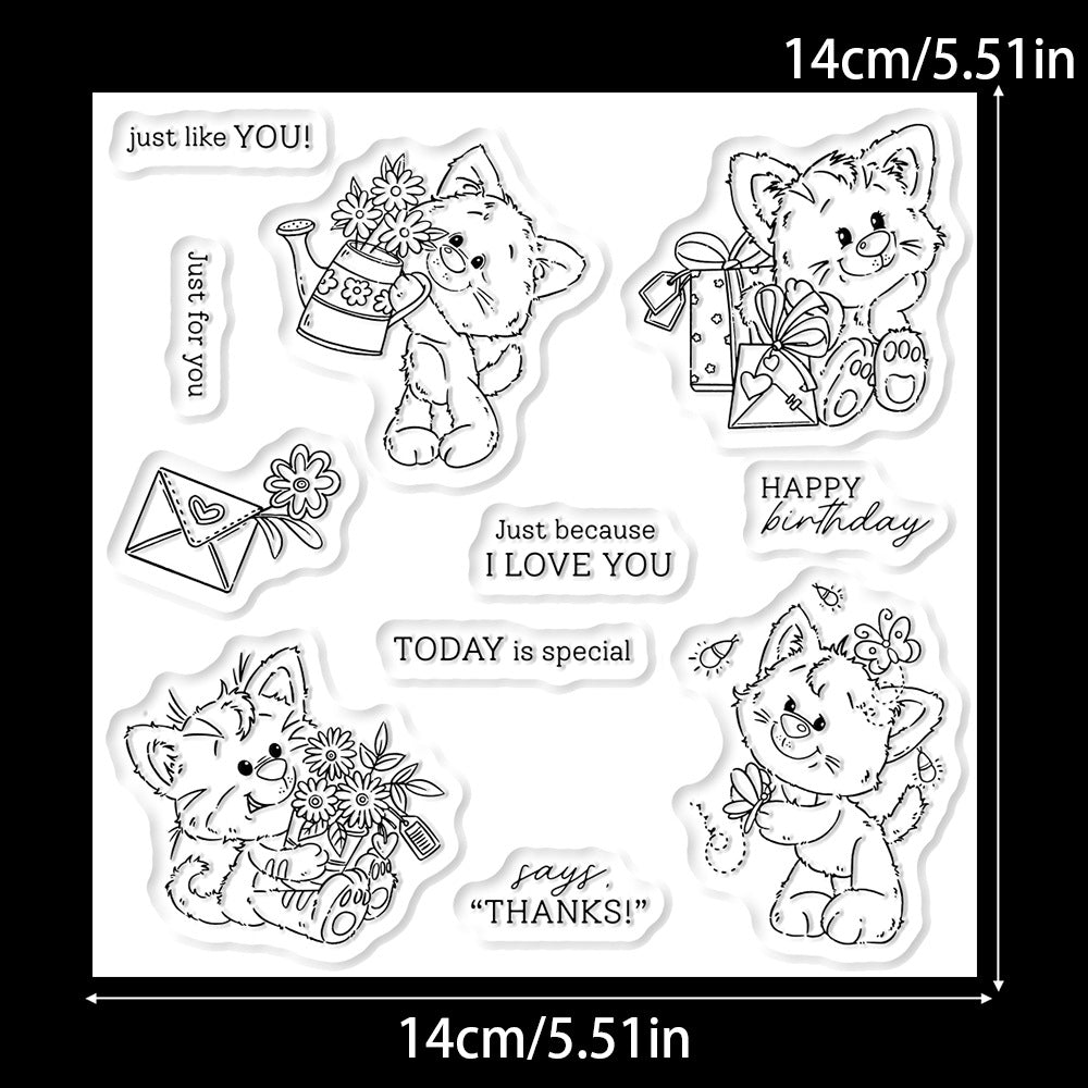 Happy Kitten Dies & Stamps Set