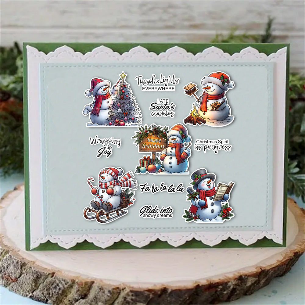 Winter Snowman Clear Stamps