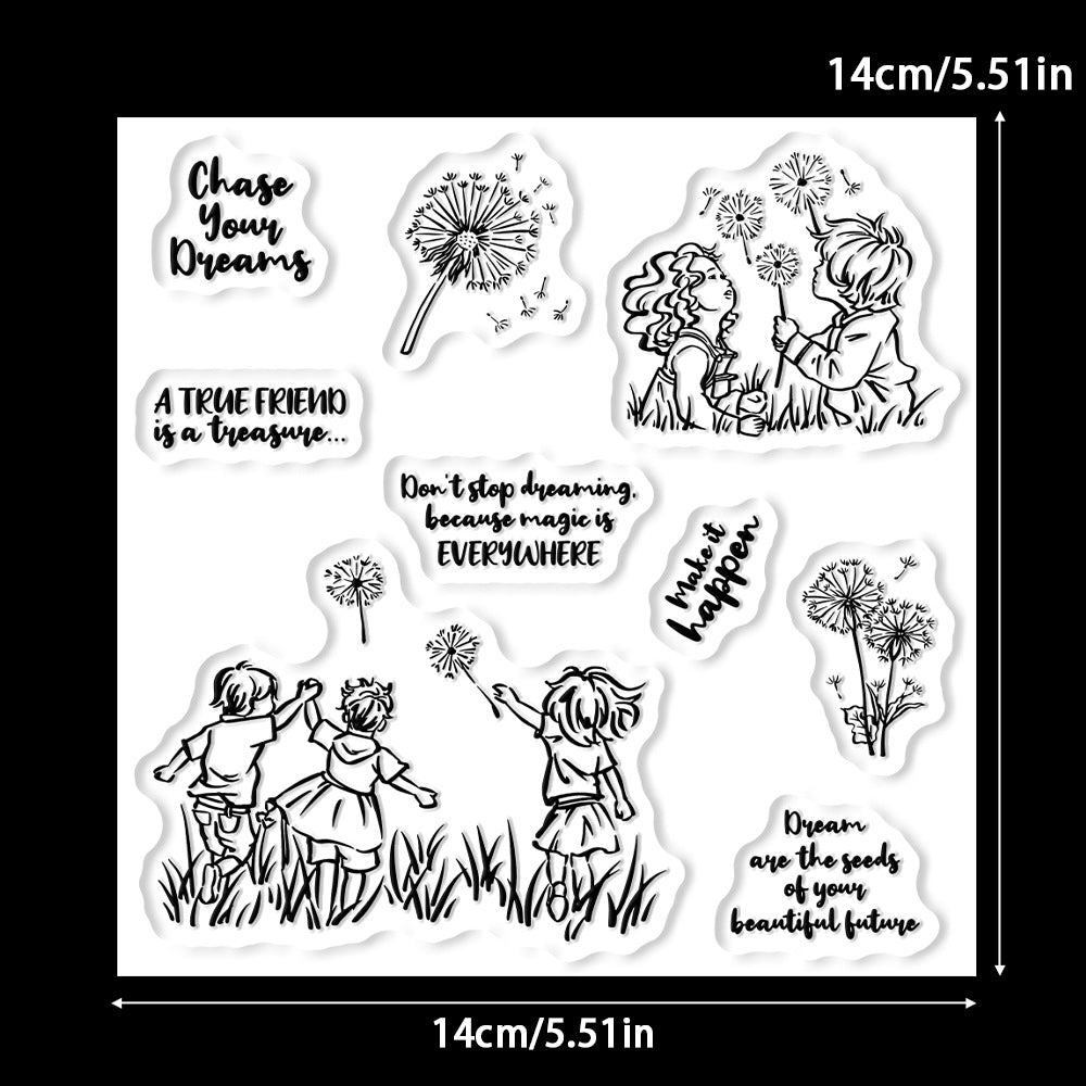 Dandelion Kids Dies & Stamps Set