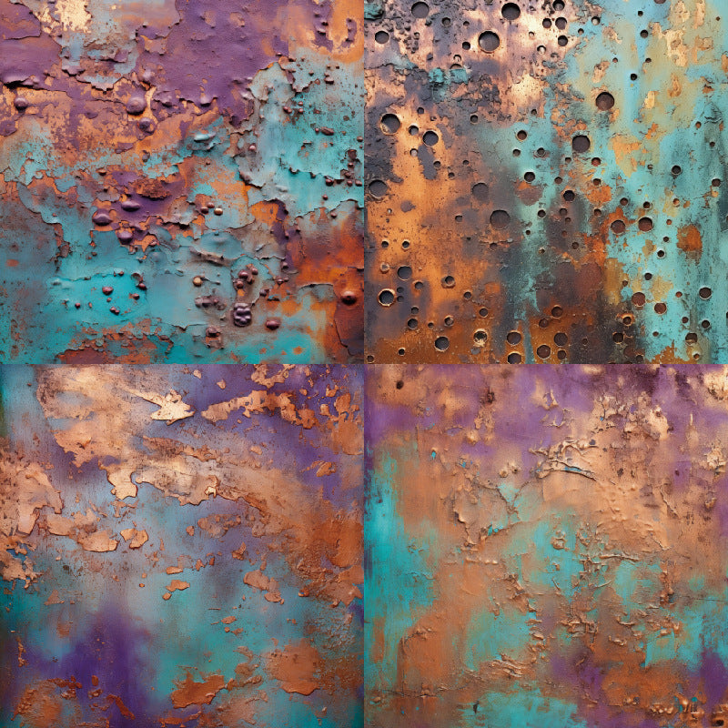24PCS 6" Mottled Rust Scrapbook Paper & Cardstock