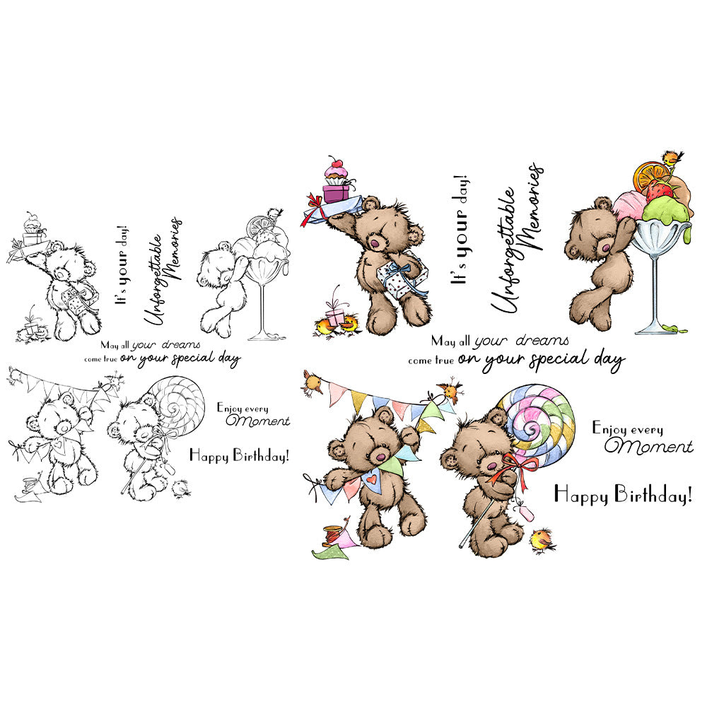 Birthday Wishes Dies & Stamps Set