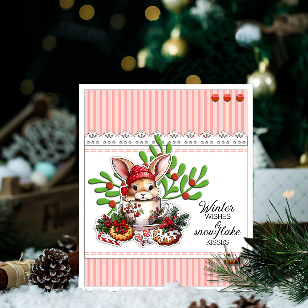 Christmas Animal Mugs Clear Stamps