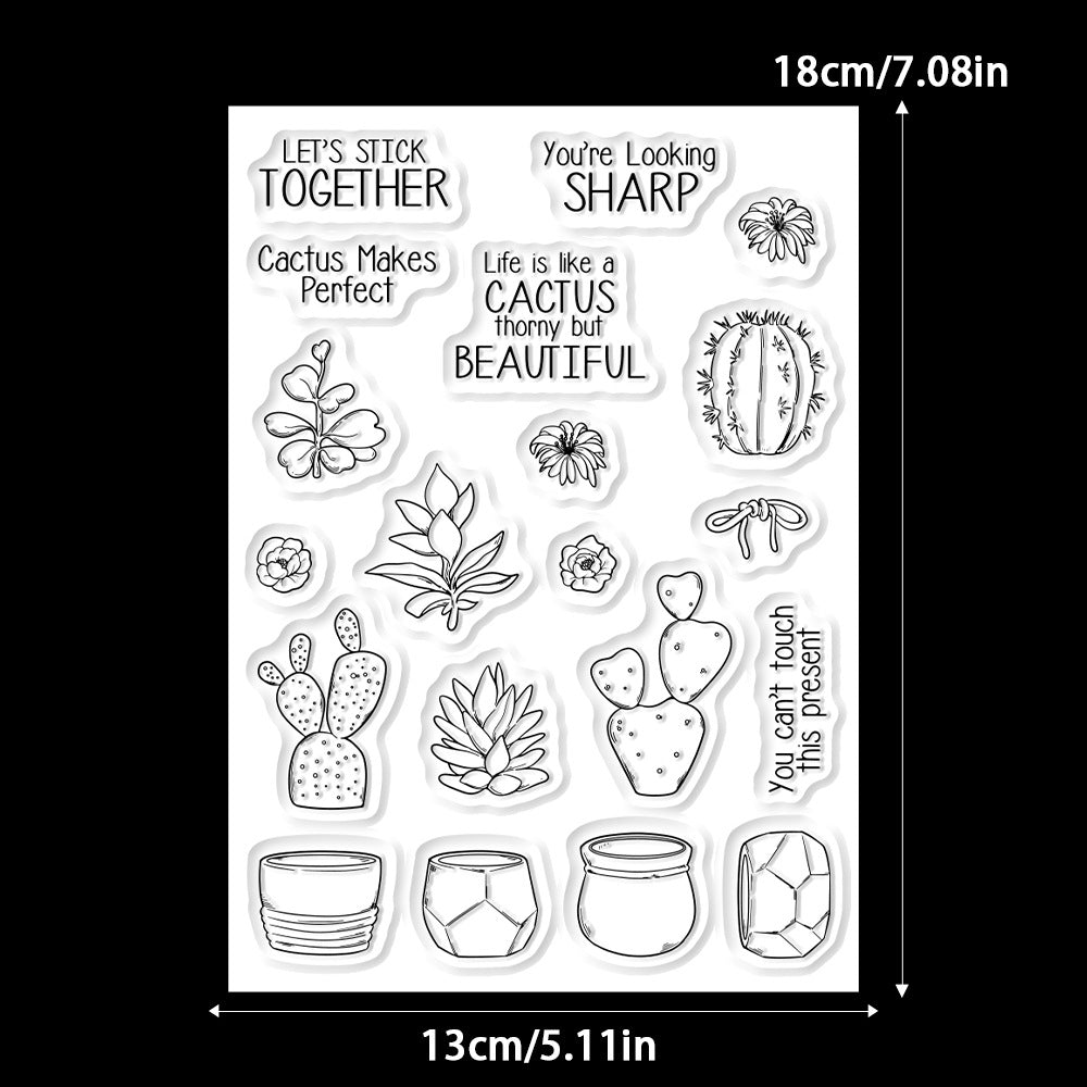 Cactus Dies & Stamps Set
