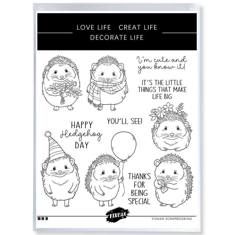 Cartoon Vette Egel Dies & Stamps Set
