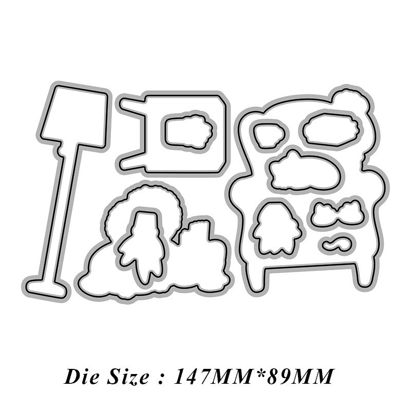Enjoy The Leisure Time Dies & Stamps Set