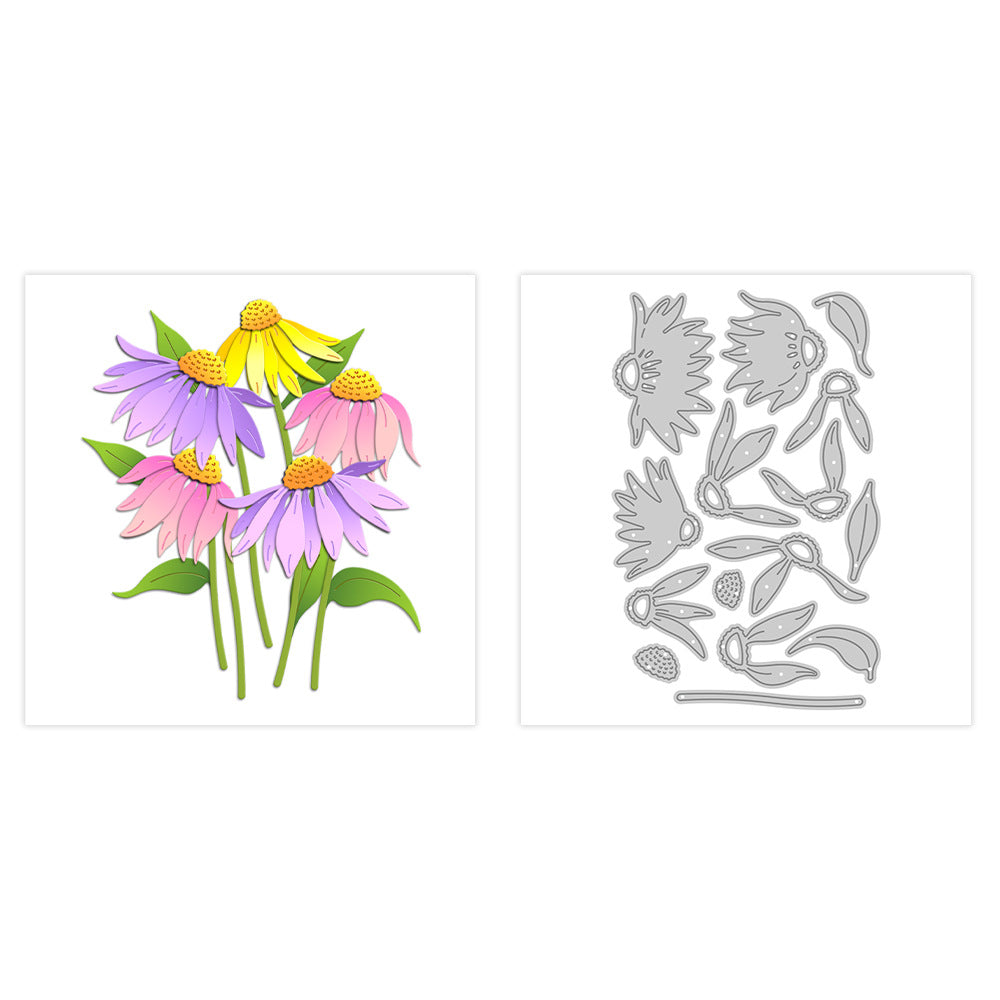 Coneflower Echinacea Metal Cutting Dies