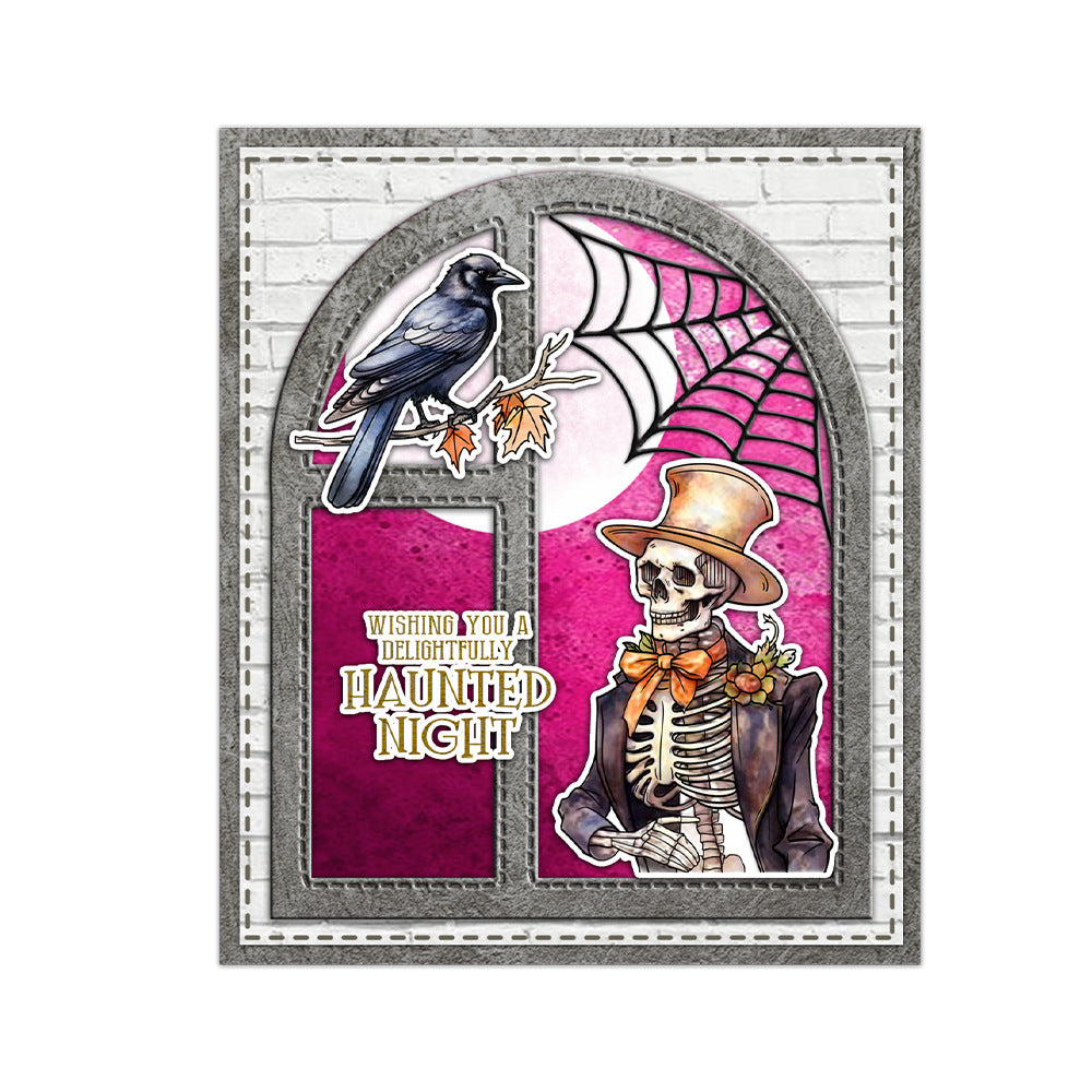 Halloween Skeleton Dies & Stamps Set