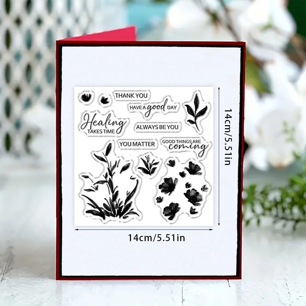 Flowers Pattern Dies & Stamps Set