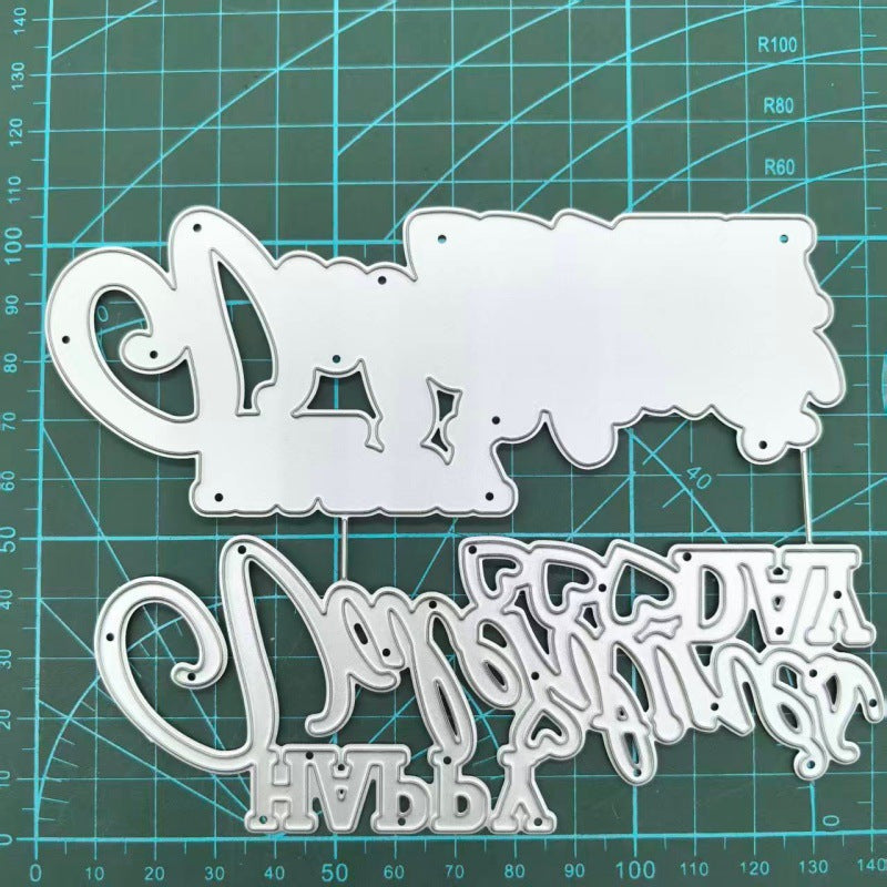 Happy Valentine's Day Wishes Metal Cutting Dies