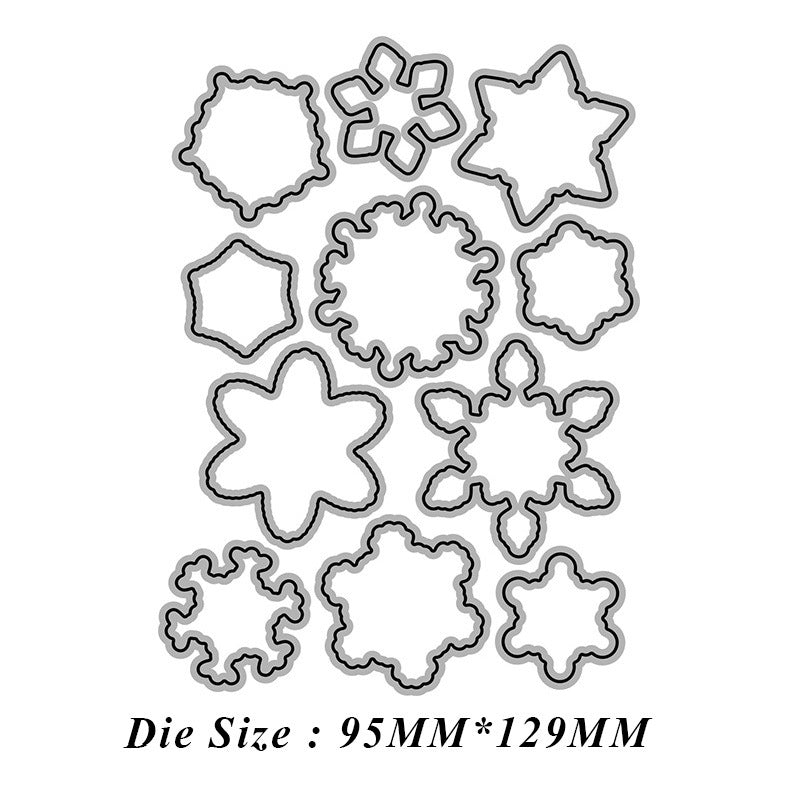 Winter Snowflakes Series Dies & Stamps Set
