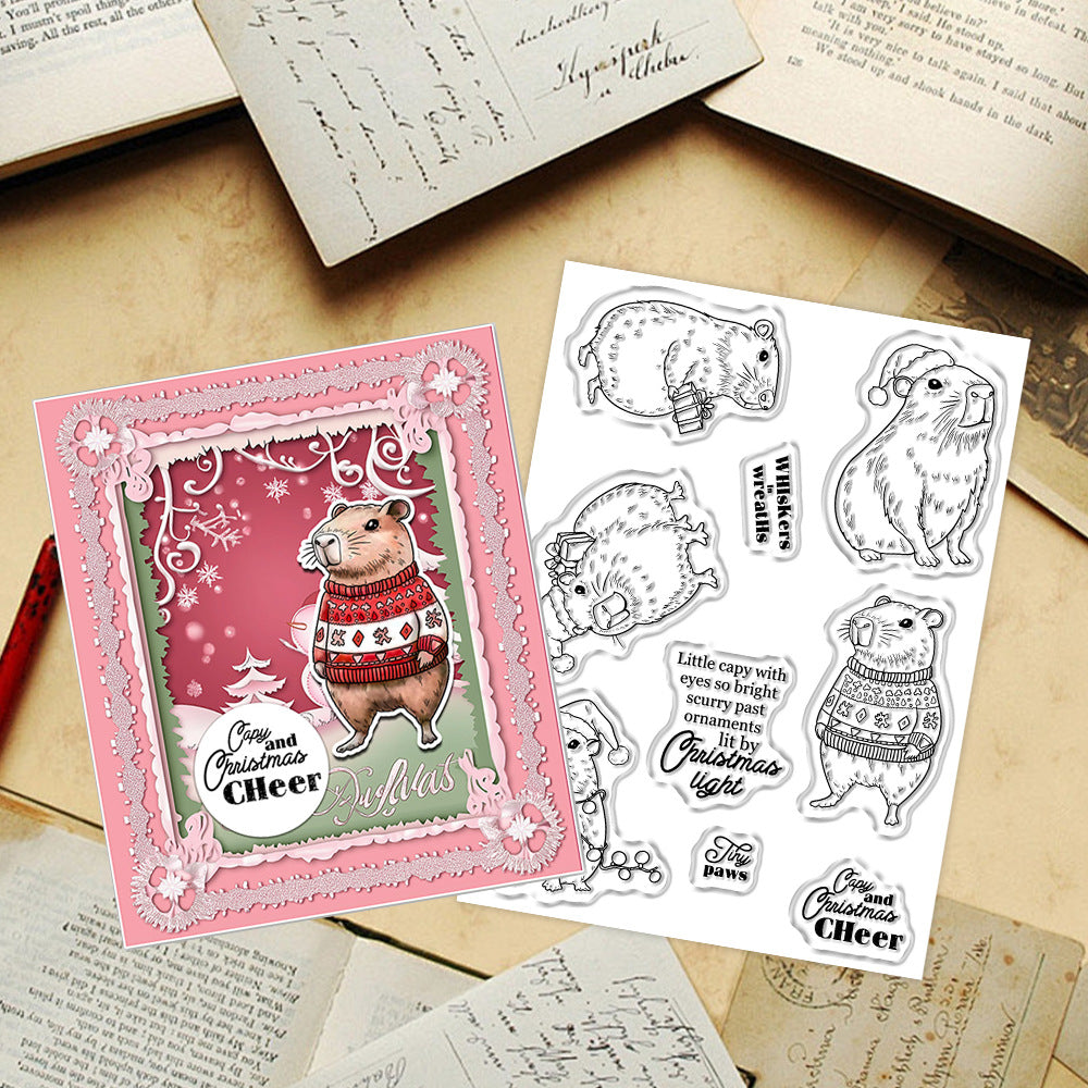 Christmas Mouse Clear Stamps