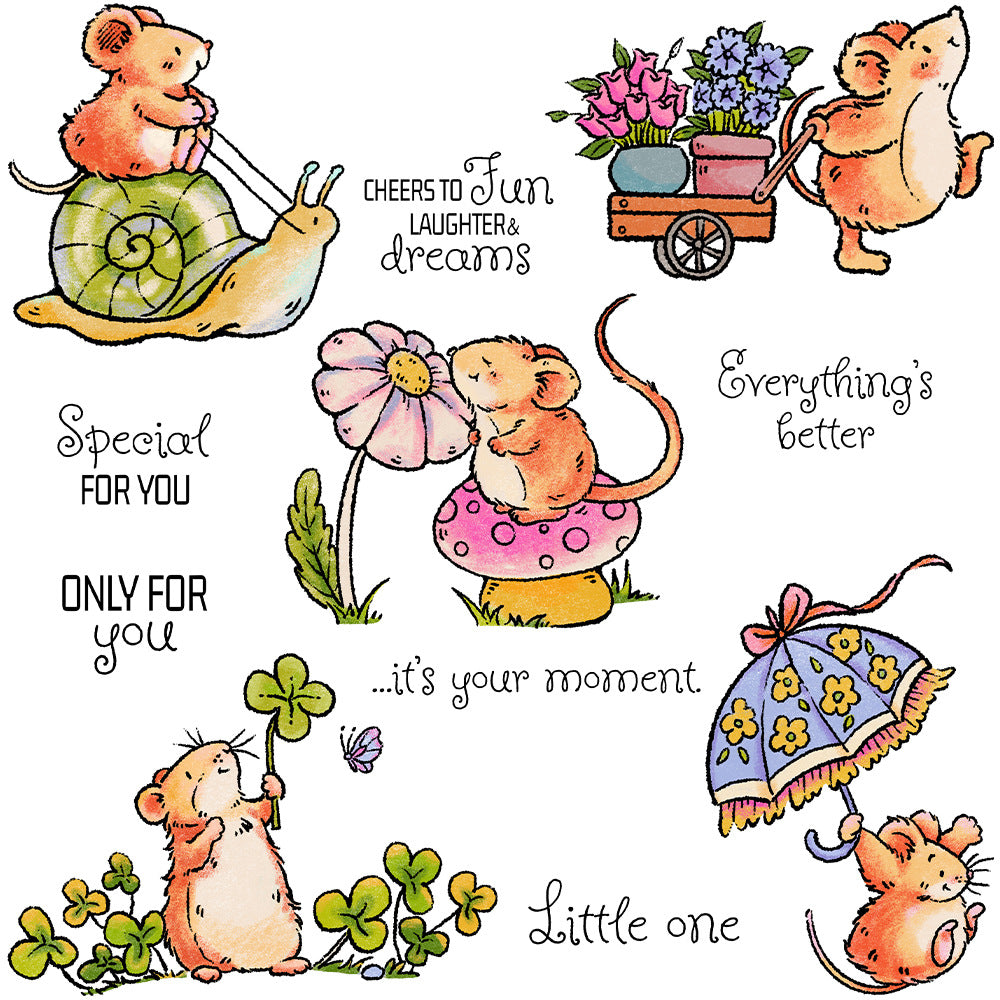 Cozy Mouse Dies & Stamps Set