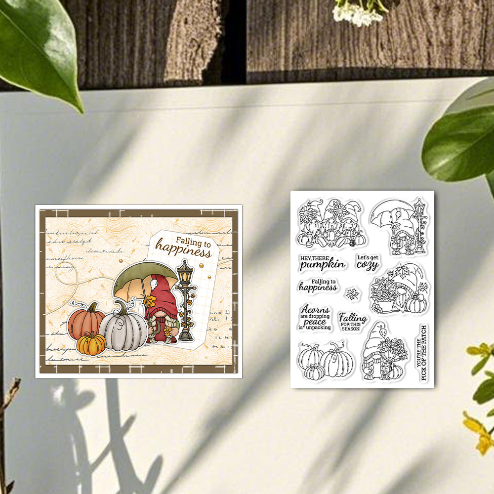 Pumpkin Gnome Dies & Stamps Set