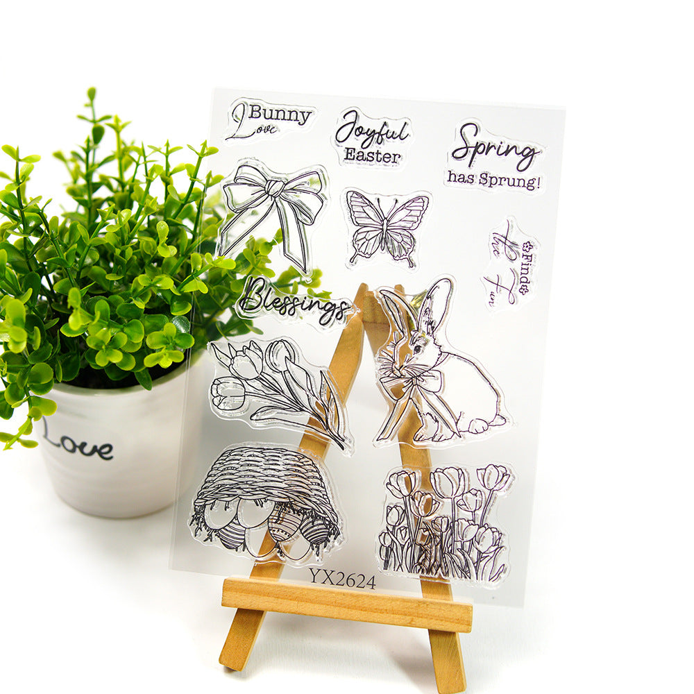 Easter Theme Dies & Stamps Set