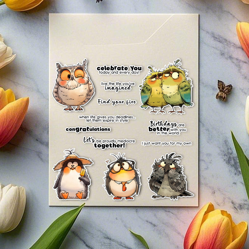 Funny Bird Friendship Dies & Stamps Set